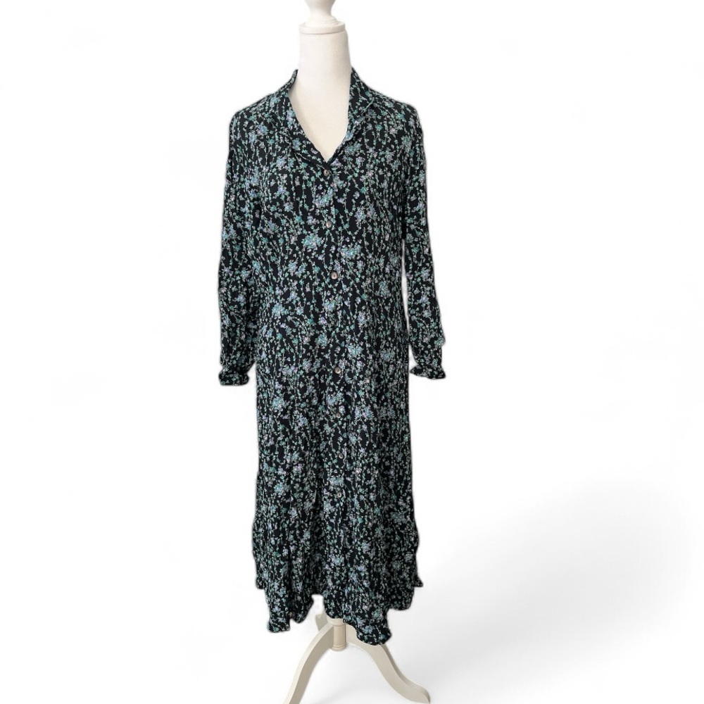Vintage Laura Ashley Floral Cottage Dress